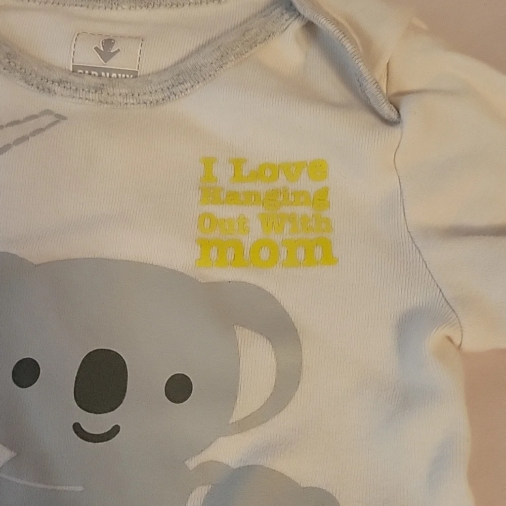 Old Navy I Love Hanging Out with Mom Koala Onesie